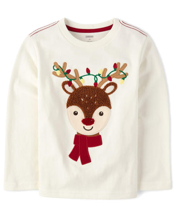 Gymboree Boys' and Toddler Embroidered Graphic Lon