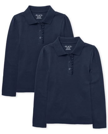 The Children's Place Girls' Multipack Long Sleeve