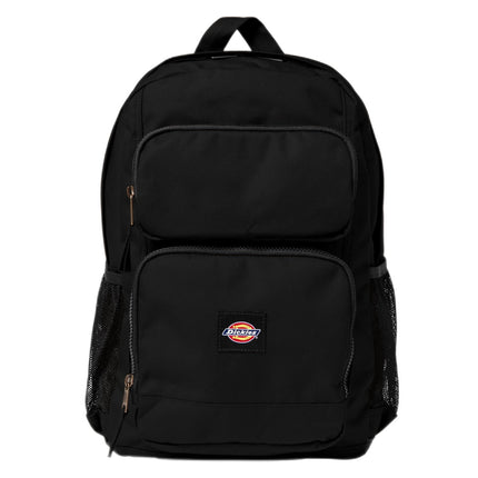 Dickies Unisex's Double Pocket Backpack, Black, AL