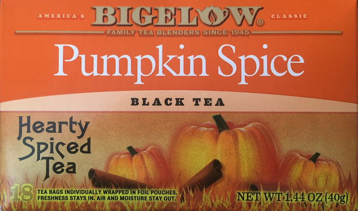 Bigelow Pumpkin Spice Black Tea 18 Tea Bags 40g
