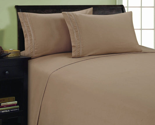 Elegant Comfort 1800 Thread Count 3 line Egyptian