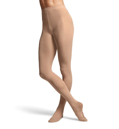 Bloch Dance Girls Contour Soft Adaptatoe Tights, B