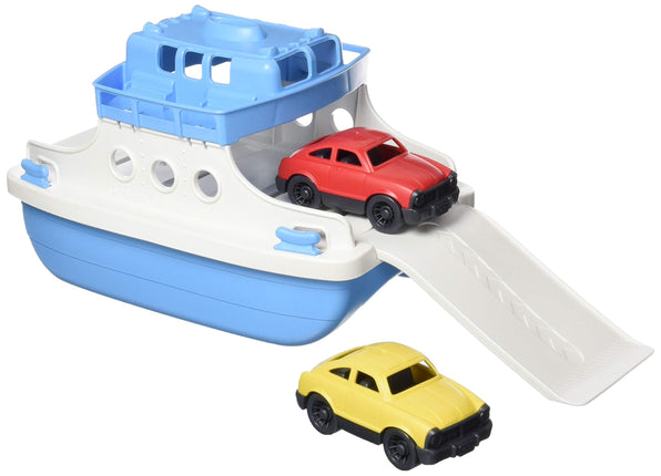 Green Toys Ferry Boat, Blue/White 4C - Pretend Pla