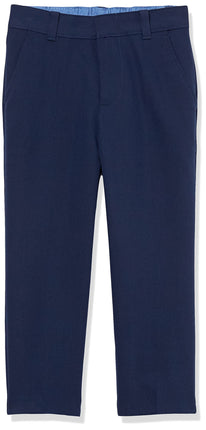 IZOD Boys' Bi-Stretch Flat Front Dress Pant, Bank