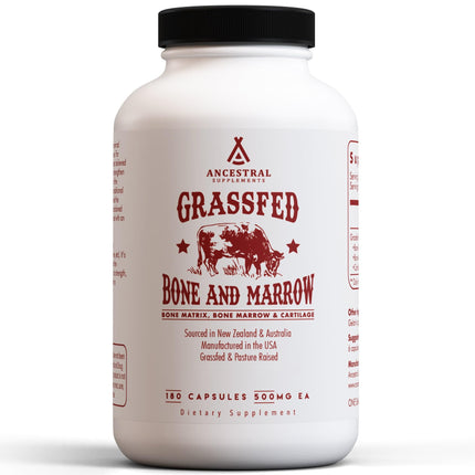 Ancestral Supplements Grass Fed Beef Bone and Marr