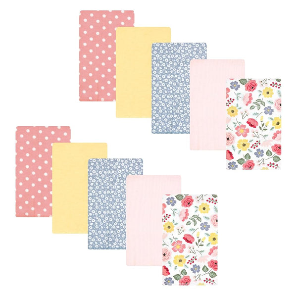 Hudson Baby Unisex Baby Cotton Flannel Burp Cloths