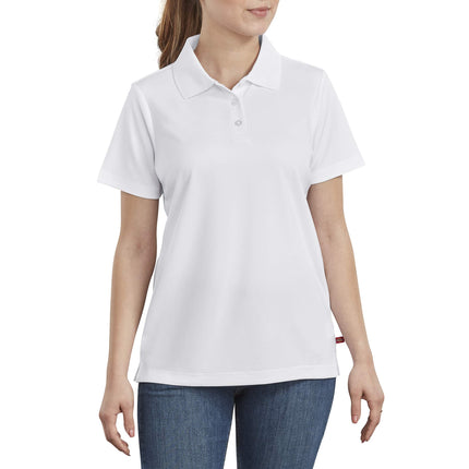 Dickies Women's Performance Polo with Silvadur, Wh