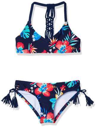 Kanu Surf Girls' Willow V-Neck Bikini Beach Sport