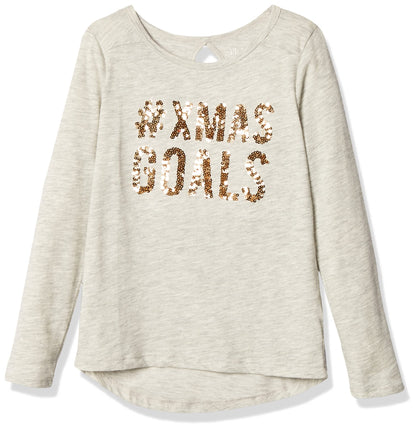 The Children's Place Little Girls' Christmas T-Shi