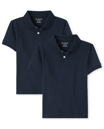 The Children's Place Boys' Short Sleeve Pique Polo