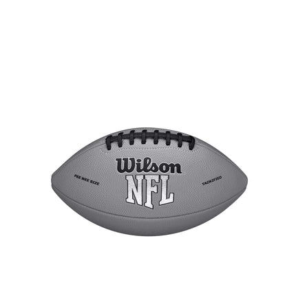 WILSON NFL MVP Football - Gray, PeeWee (Age 6-9)