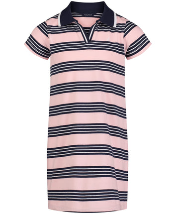 Nautica Girls' Short Sleeve Knit Pique Polo Dress,