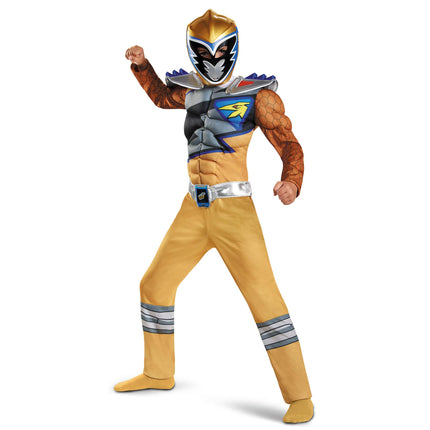 Disguise Gold Ranger Dino Charge Classic Muscle Co
