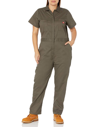Dickies Women's Plus Size Flex Short Sleeve Covera