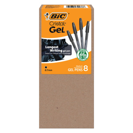 BIC Cristal Gel Pens Medium Point (0.7 mm) Ultra S