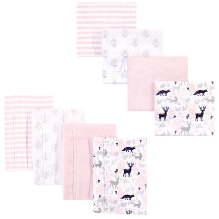 Hudson Baby Unisex Baby Cotton Flannel Burp Cloths