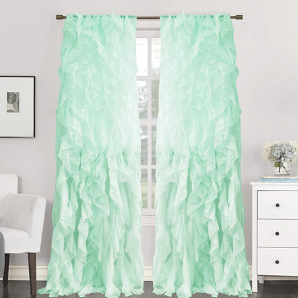 Sweet Home Collection 2 Pack Window Panel Sheer Vo