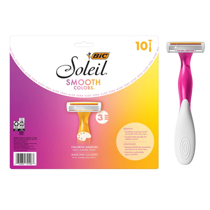 BIC Soleil Smooth Colors Women's Disposable Razors