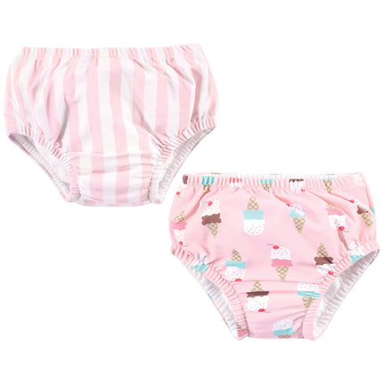 Hudson Baby Unisex Swim Diapers, Ice Cream Cone, 4