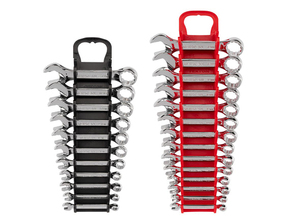 TEKTON Stubby Combination Wrench Set with Holder,