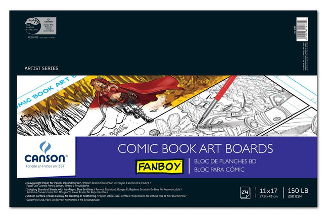 Canson Comic/Manga Pads, Paper, White, 11x17