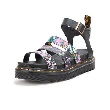 Dr. Martens Women's Blaire Sandal, Black Hydro Pri