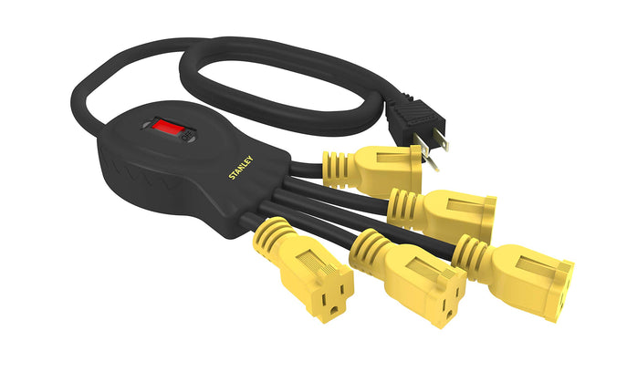 Stanley 31500 PowerSquid 5-Outlet Multiplier (Yell