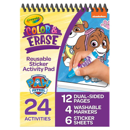 Crayola Paw Patrol Sticker Activity Pad, 12 Color