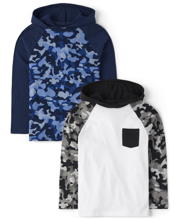 The Children's Place Boys' Hoodie Sweatshirts 2-Pa