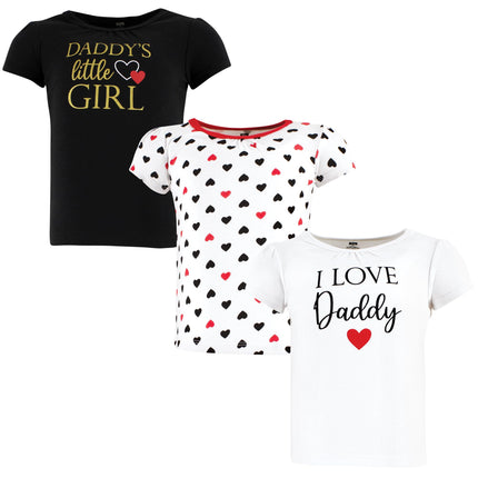 Hudson Baby Unisex Baby Short Sleeve T-shirts, Gir