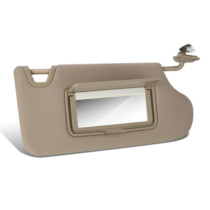 DNA MOTORING Beige Tan Sun Visor (Passenger Side)