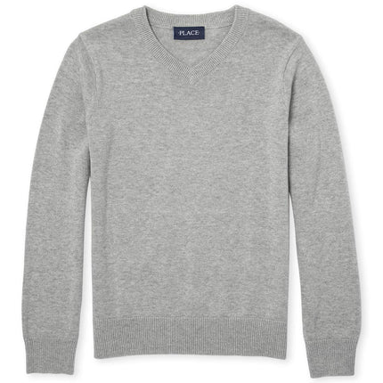 The Children's Place Boys' Uniform V-Neck Sweater,