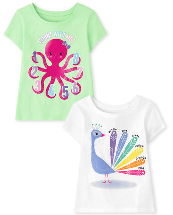 The Children's Place Baby Toddler Girl Short Sleev