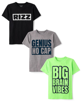 The Children's Place Boys' Gamer Short Sleeve Grap