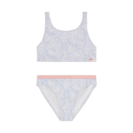 Roxy Girls' Two-Piece Bikini Swimsuit Set, UPF 50+