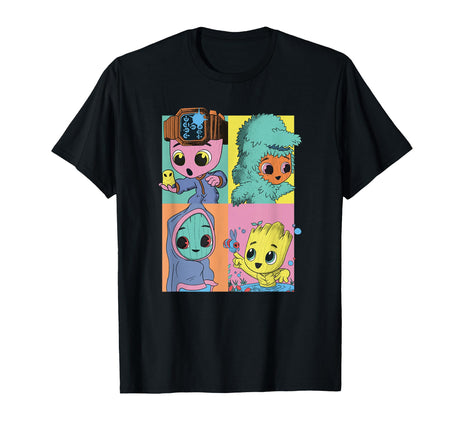 Marvel I Am Groot Pop Art Costumes Box Up T-Shirt
