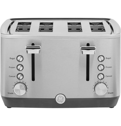 GE Stainless Steel Toaster | 4 Slice | Extra Wide