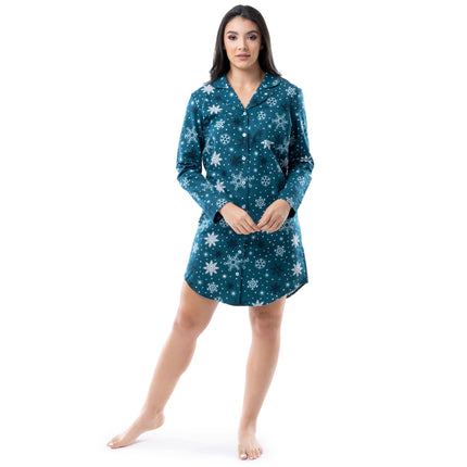 Fruit of the Loom Women's Flannel Sleeping Shirt N