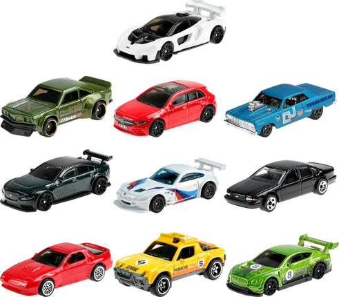 Hot Wheels Nightburnerz 10 Pack Mini Collection,