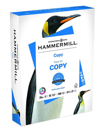 Hammermill Printer Paper, 20 lb Copy Paper, 8.5 x