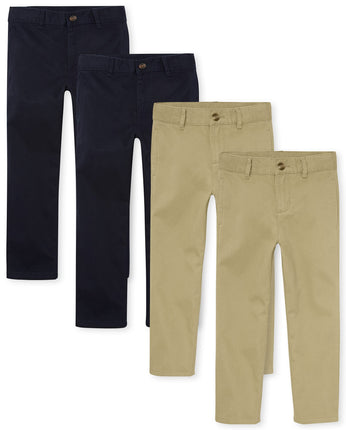 The Children's Place Boys' Stretch Chino Pants, Fl