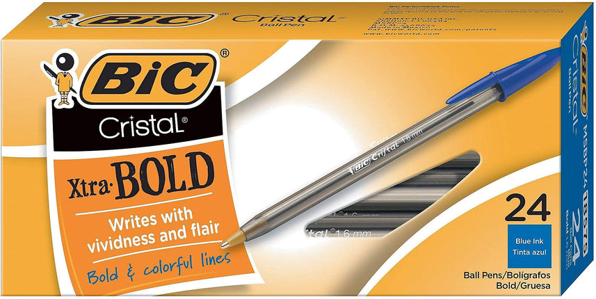 Bic Cristal Xtra Bold Ballpoint Pen, Bold Point (1