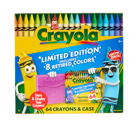 Crayola 64 Count Crayons, with Limited Edition Col