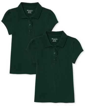 The Children's Place Girls' Short Sleeve Ruffle Pi