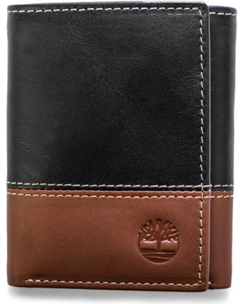 Timberland mens Leather Trifold With Id Window Tri