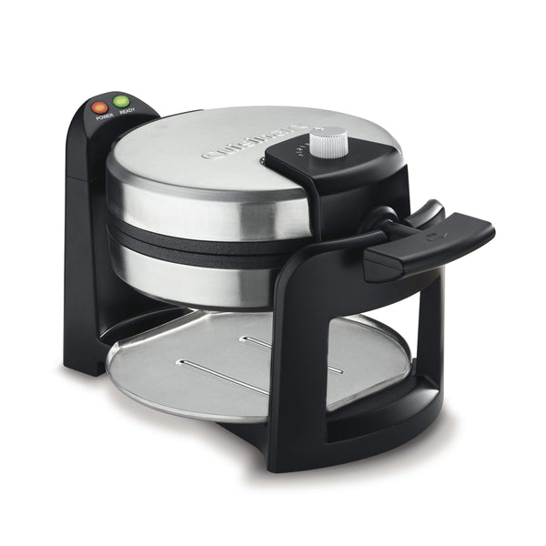 Cuisinart Round Flip Belgian Waffle Maker, Black/S