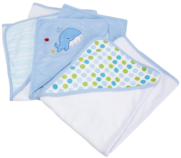 Spasilk 3 Count Terry Hooded Bath Towels