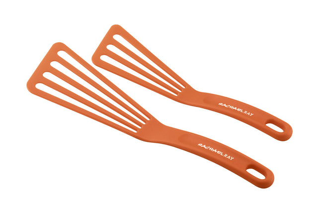 Rachael Ray Tools 2-Piece Nylon Turner Set, Orange