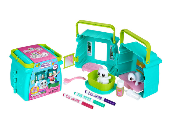 CRAYOLA Scribble Scrubbie Pets Scented Spa, Featur