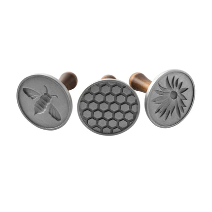 Nordic Ware 01250 Honey Bees Cookie Stamps (Set of